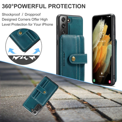 JEEHOOD RFID Blocking Anti-Theft Magnetic PU + TPU Phone Case, For Samsung Galaxy S22 5G, For Samsung Galaxy S22+ 5G