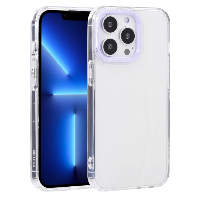 Macaron Lens Frame Transparent TPU Phone Case, For iPhone 13, For iPhone 13 Pro, For iPhone 13 Pro Max