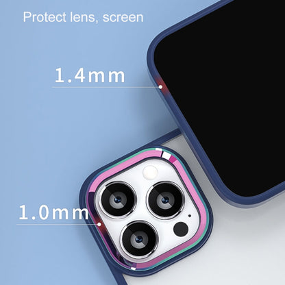 Colorful Metal Lens Ring Phone Case, For iPhone 12 Pro Max, For iPhone 11, For iPhone 11 Pro