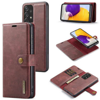 DG.MING Crazy Horse Texture Detachable Magnetic Leather Phone Case, For Samsung Galaxy A13 4G, For Samsung Galaxy A33 5G, For Samsung Galaxy A53 5G, For Samsung Galaxy A73 5G