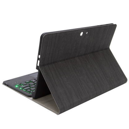 SFGO-AS Tree Texture Backlight Bluetooth Keyboard Leather Case with Touchpad, SFGO-AS