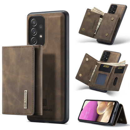 DG.MING M1 Series 3-Fold Multi Card Wallet + Magnetic Phone Case, For Samsung Galaxy A33 5G, For Samsung Galaxy A53 5G, For Samsung Galaxy A73 5G