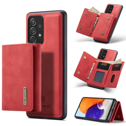 DG.MING M1 Series 3-Fold Multi Card Wallet + Magnetic Phone Case, For Samsung Galaxy A33 5G, For Samsung Galaxy A53 5G, For Samsung Galaxy A73 5G