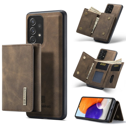 DG.MING M1 Series 3-Fold Multi Card Wallet + Magnetic Phone Case, For Samsung Galaxy A33 5G, For Samsung Galaxy A53 5G, For Samsung Galaxy A73 5G