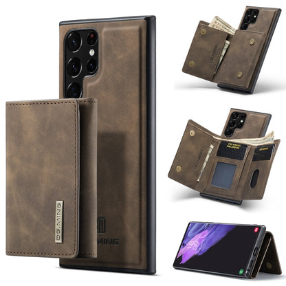DG.MING M1 Series 3-Fold Multi Card Wallet + Magnetic Phone Case, For Samsung Galaxy S22 5G, For Samsung Galaxy S22+ 5G, For Samsung Galaxy S22 Ultra 5G