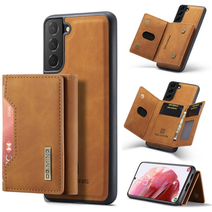 DG.MING M2 Series 3-Fold Multi Card Bag + Magnetic Back Cover Phone Case, For Samsung Galaxy S22 5G, For Samsung Galaxy S22+ 5G, For Samsung Galaxy S22 Ultra 5G