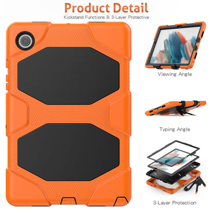 Colorful Silicon + PC Tablet Case, For Samsung Galaxy Tab A8 10.5 2021 X200 / X205