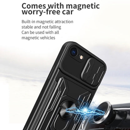 Sliding Camshield Card Phone Case, For iPhone 7 / 8 / SE 2022 / SE 2020, For iPhone 7 Plus / 8 Plus