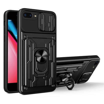 Sliding Camshield Card Phone Case, For iPhone 7 / 8 / SE 2022 / SE 2020, For iPhone 7 Plus / 8 Plus