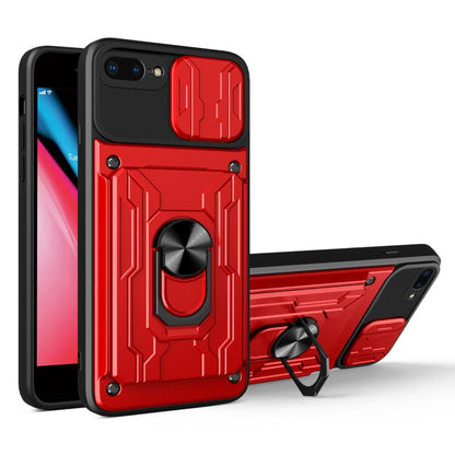 Sliding Camshield Card Phone Case, For iPhone 7 / 8 / SE 2022 / SE 2020, For iPhone 7 Plus / 8 Plus