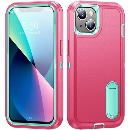 3 in 1 Rugged Holder Phone Case, For iPhone 13, For iPhone 13 Pro
