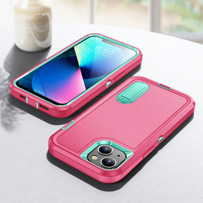 3 in 1 Rugged Holder Phone Case, For iPhone 13, For iPhone 13 Pro