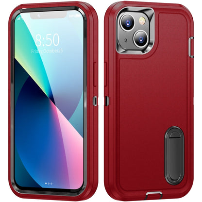 3 in 1 Rugged Holder Phone Case, For iPhone 13, For iPhone 13 Pro