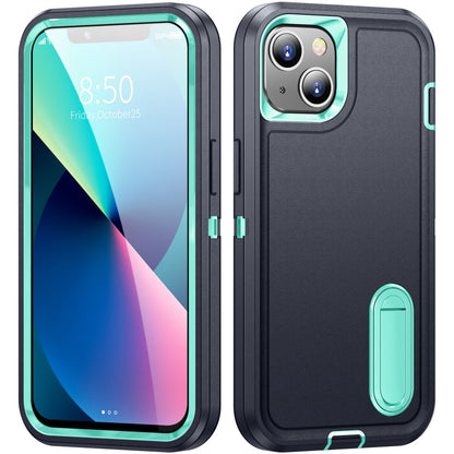 3 in 1 Rugged Holder Phone Case, For iPhone 13, For iPhone 13 Pro