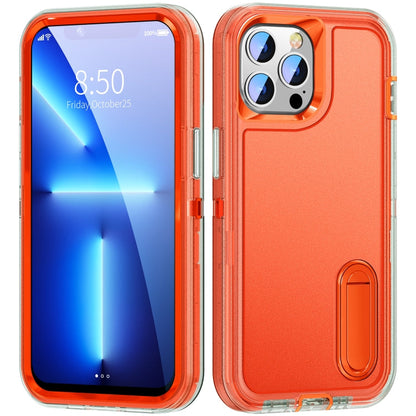 3 in 1 Rugged Holder Phone Case, For iPhone 13 Pro Max, For iPhone 12 / 12 Pro