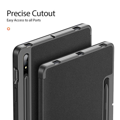 DUX DUCIS Domo Series Magnetic PU Leather Tablet Case, For Samsung Galaxy Tab S8 / Galaxy Tab S7