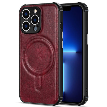 Crazy Horse Cowhide Leather Magnetic Phone Case, For iPhone 13 mini, For iPhone 13, For iPhone 13 Pro, For iPhone 13 Pro Max, For iPhone 12