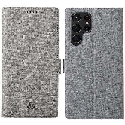 ViLi K Series Magnetic Buckle Leather Phone Case, For Samsung Galaxy S22 Ultra 5G