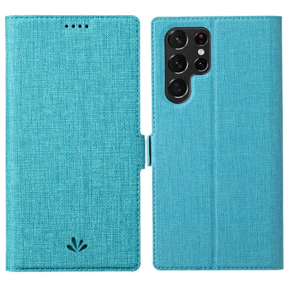 ViLi K Series Magnetic Buckle Leather Phone Case, For Samsung Galaxy S22 Ultra 5G