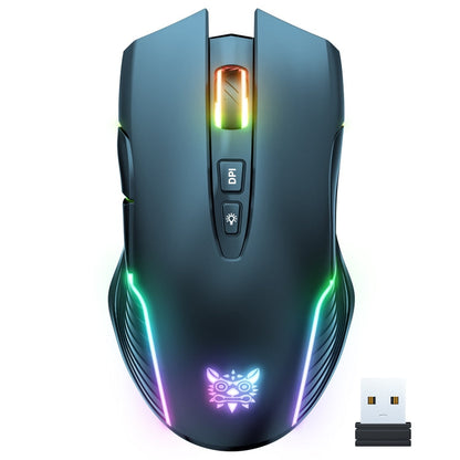 ONIKUMA CW905 2.4G RGB Lighting Wireless Mouse, CW905 Wireless Mouse (Grey White), CW905 Wireless Mouse(Black), CW905 Wireless Mouse(Pink)