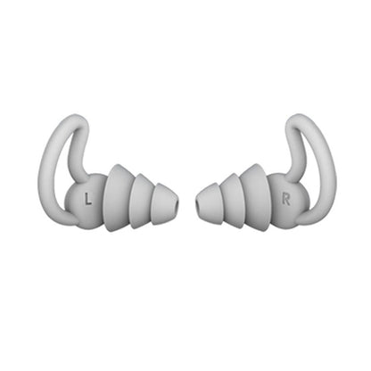 iMeBoBo A1 Shark Fin Version Nano Silicone Sleeping Noise Reduction Earplugs, Two Layer, Three Layer