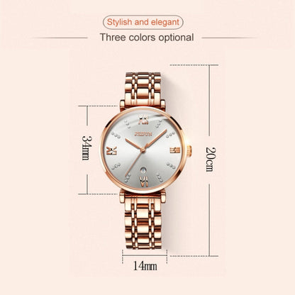 JIN SHI DUN 6533 Women Fashion Waterproof Ultra-thin Quartz Watch