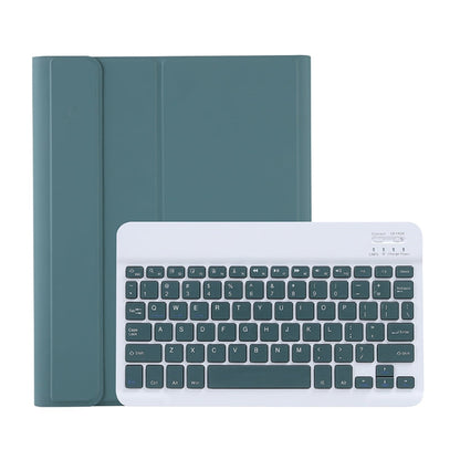C-098B Candy Color Skin Feel Texture Bluetooth Keyboard Leather Case with Pen Holder, C-098B