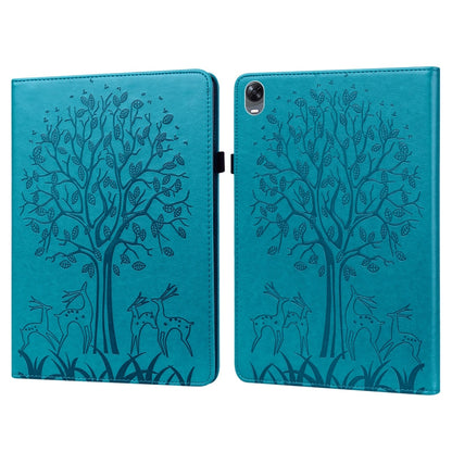 Tree & Deer Pattern Pressed Printing Leather Tablet Case, For OPPO Pad 11 inch, For OPPO Realme Pad 10.4 inch, For Huawei MatePad T 10s 10.1 inch / T 10 9.7 inch, For Lenovo Legion Y700