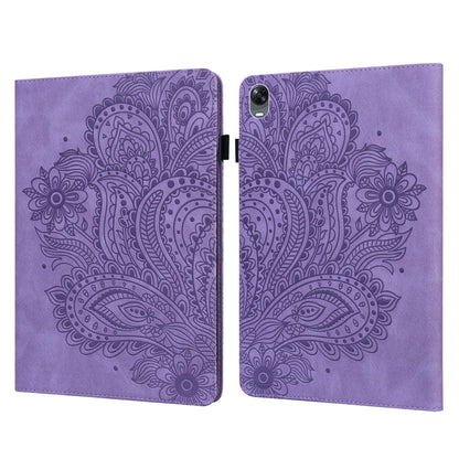 Peacock Embossed Pattern TPU + PU Leather Tablet Case, For OPPO Pad 11 inch, For OPPO Realme Pad 10.4 inch, For Huawei Enjoy Tablet 2 10.1 inch, For Huawei MediaPad M5 Lite 10