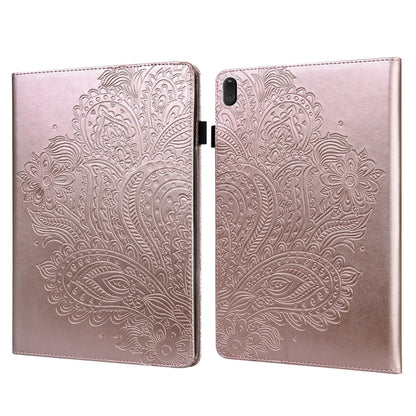Peacock Embossed Pattern TPU + PU Leather Tablet Case, For Lenovo Tab E10 TB-X104F