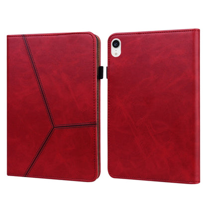 Solid Color Embossed Striped Leather Case, For iPad Pro 12.9 inch 2022 / 2021 / 2020 / 2018, For iPad mini 6 / mini 2024