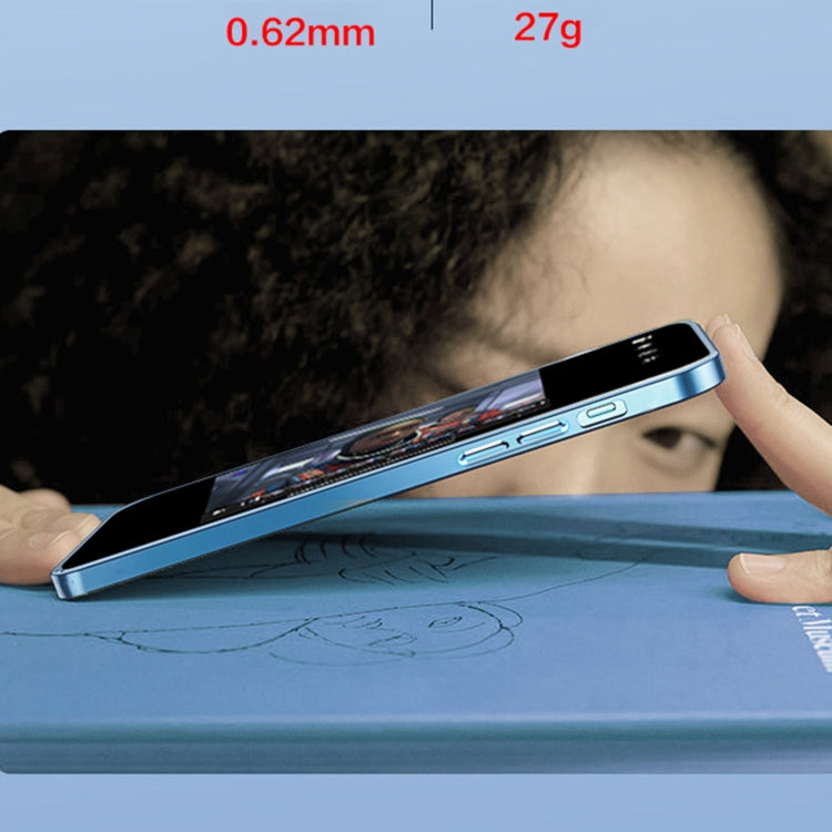 9D Electroplated Edge Len Film Clear PC + TPU Shockproof Case, For iPhone 13 Pro, For iPhone 13 Pro Max