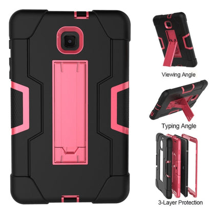 Contrast Color Silicone + PC Combination Case with Holder, For Galaxy Tab A 8.0 (2018) T387, For Galaxy Tab A 8.0 (2019) T290