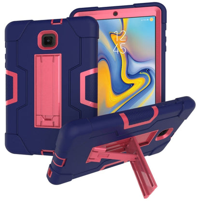 Contrast Color Silicone + PC Combination Case with Holder, For Galaxy Tab A 8.0 (2018) T387, For Galaxy Tab A 8.0 (2019) T290