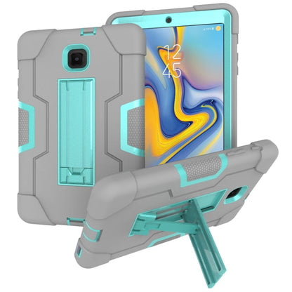 Contrast Color Silicone + PC Combination Case with Holder, For Galaxy Tab A 8.0 (2018) T387, For Galaxy Tab A 8.0 (2019) T290
