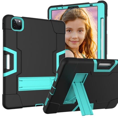 Contrast Color Silicone + PC Combination Case with Holder, For iPad Pro 11, For iPad 5
