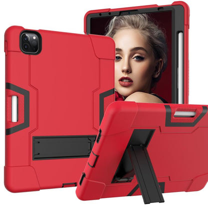 Contrast Color Silicone + PC Combination Case with Holder, For iPad Pro 11, For iPad 5