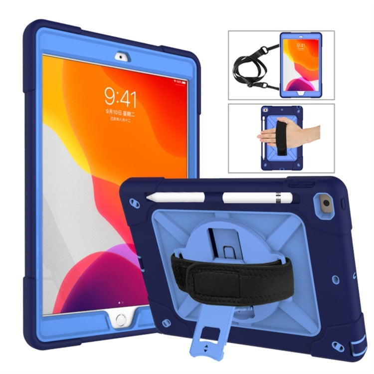 Contrast Color Silicone + PC Combination Case with Holder, For iPad 9.7, For iPad 10.2