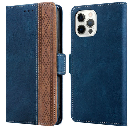 Stitching Magnetic RFID Leather Case, For iPhone 12 Pro Max, For iPhone 11, For iPhone 11 Pro, For iPhone 11 Pro Max, For iPhone X / XS, For iPhone XR