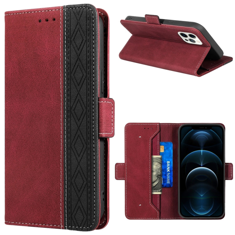 Stitching Magnetic RFID Leather Case, For iPhone 12 Pro Max, For iPhone 11, For iPhone 11 Pro, For iPhone 11 Pro Max, For iPhone X / XS, For iPhone XR