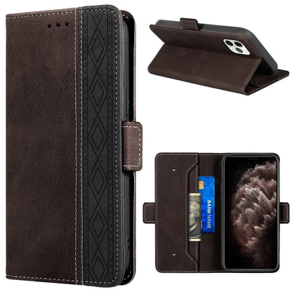 Stitching Magnetic RFID Leather Case, For iPhone 12 Pro Max, For iPhone 11, For iPhone 11 Pro, For iPhone 11 Pro Max, For iPhone X / XS, For iPhone XR