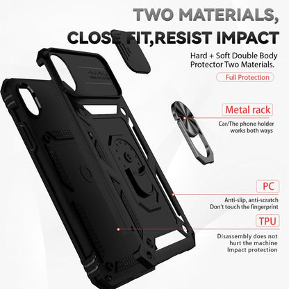 Sliding Camshield Holder Phone Case, For iPhone XR, For iPhone XS / X, For iPhone XS Max