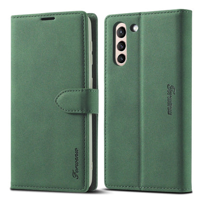 Forwenw F1 Series Matte Strong Magnetism Leather Phone Case, For Samsung Galaxy S22 Ultra 5G, For Samsung Galaxy S22 5G, For Samsung Galaxy S22+ 5G