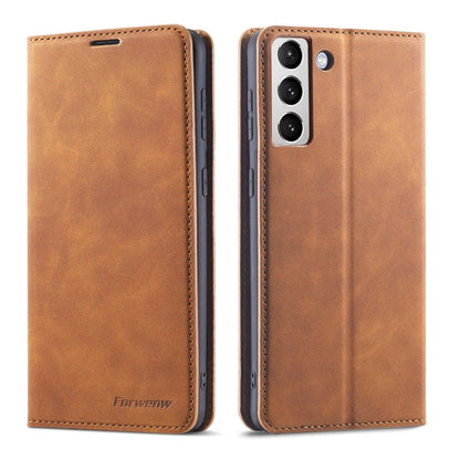 Forwenw Dream Series Oil Edge Strong Magnetism Leather Phone Case, For Samsung Galaxy S22 5G, For Samsung Galaxy S22+ 5G, For Samsung Galaxy S21 FE 5G, For Samsung Galaxy S22 Ultra 5G, For Samsung Galaxy Z Flip3 5G, For Samsung Galaxy Z Fold3 5G