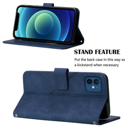 Crossbody 3D Embossed Flip Leather Phone Case, For iPhone 12 mini, For iPhone 12, For iPhone 12 Pro, For iPhone 12 Pro Max