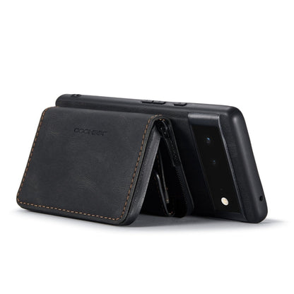 JEEHOOD Magnetic Zipper Wallet Phone Leather Case, For Google Pixel 7 5G, For Google Pixel 7 Pro 5G