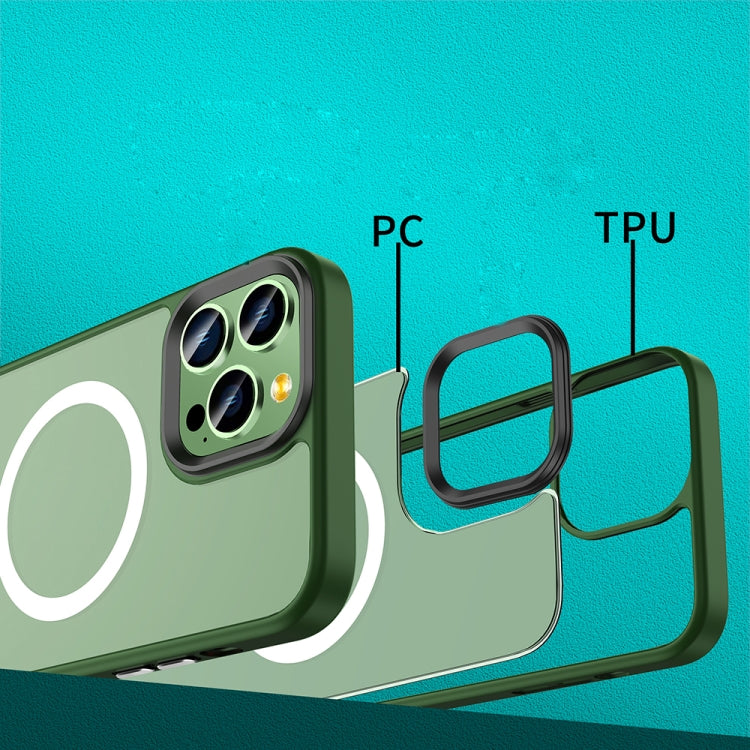 Skin Feel TPU + Frosted PC MagSafe Phone Case, For iPhone 11 Pro Max, For iPhone 11 Pro, For iPhone 11