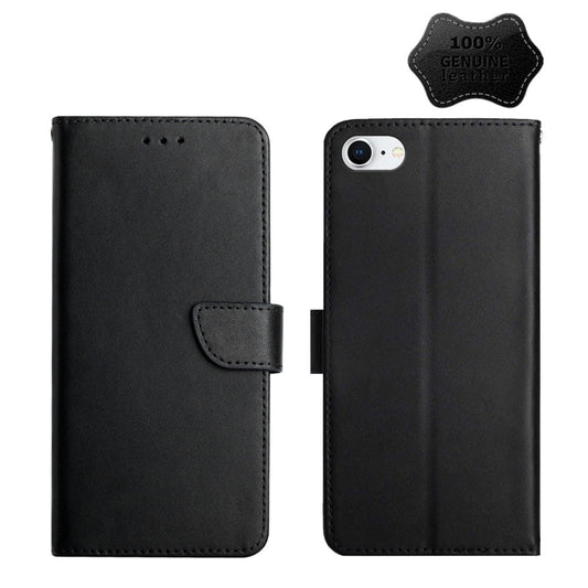 Genuine Leather Fingerprint-proof Horizontal Flip Phone Case, For iPhone 7, For iPhone 7 Plus, For iPhone 11, For iPhone 11 Pro, For iPhone 11 Pro Max, For iPhone 12 mini, For iPhone 12 Pro, For iPhone 12 Pro Max, For iPhone 13, For iPhone 13 mini     ...