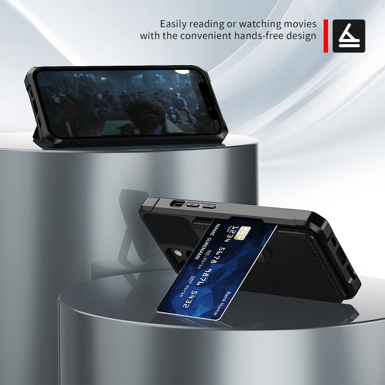 Magnetic Wallet Card Bag Leather Case, For iPhone 13 mini, For iPhone 13, For iPhone 13 Pro, For iPhone 13 Pro Max