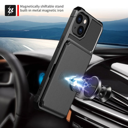 Magnetic Wallet Card Bag Leather Case, For iPhone 13 mini, For iPhone 13, For iPhone 13 Pro, For iPhone 13 Pro Max